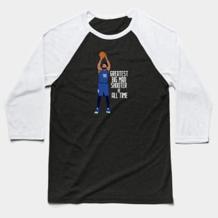 KAT Greatest Big Man Shooter Baseball T-Shirt